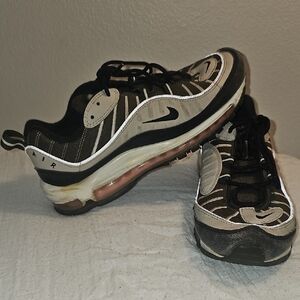 Nike Black and White Athletic Shoes